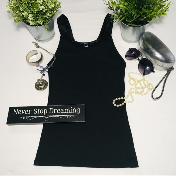 A/X ARMANI EXCHANGE BLACK TANK TOP - Picture 1 of 8